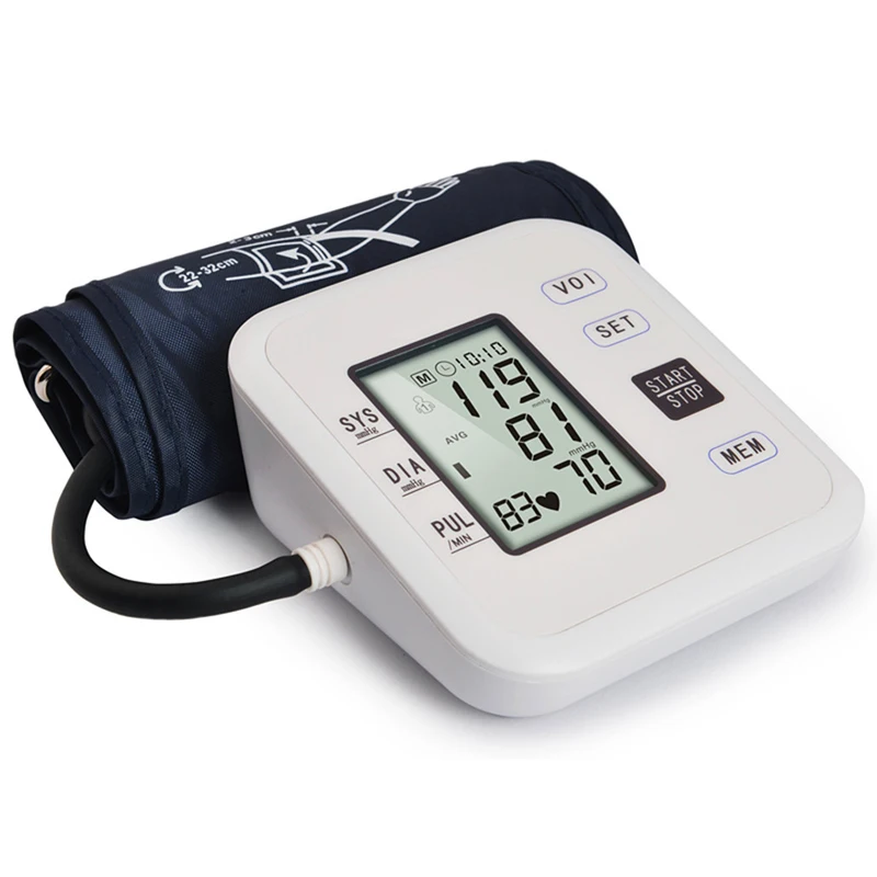 

Automatic Arm Blood Pressure Pulse Monitor Health Care Digital Upper Portable Sphygmomanometer Family Health Care Tool