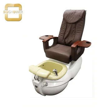 

Doshower salon decoration of manicure pedicure with salon styling chairs