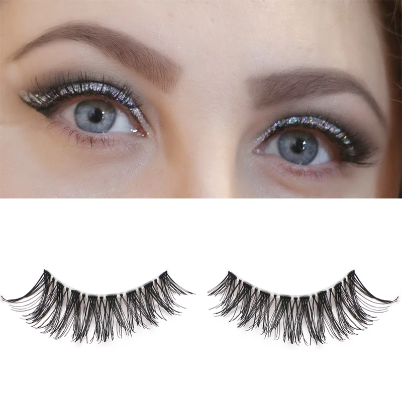 

10Pairs Eye Lashes Mink False Eyelashes Handmade Thick Makeup Eye Lashes Volume Cross Eyelash Extension Fake Eye Lashes Make Up