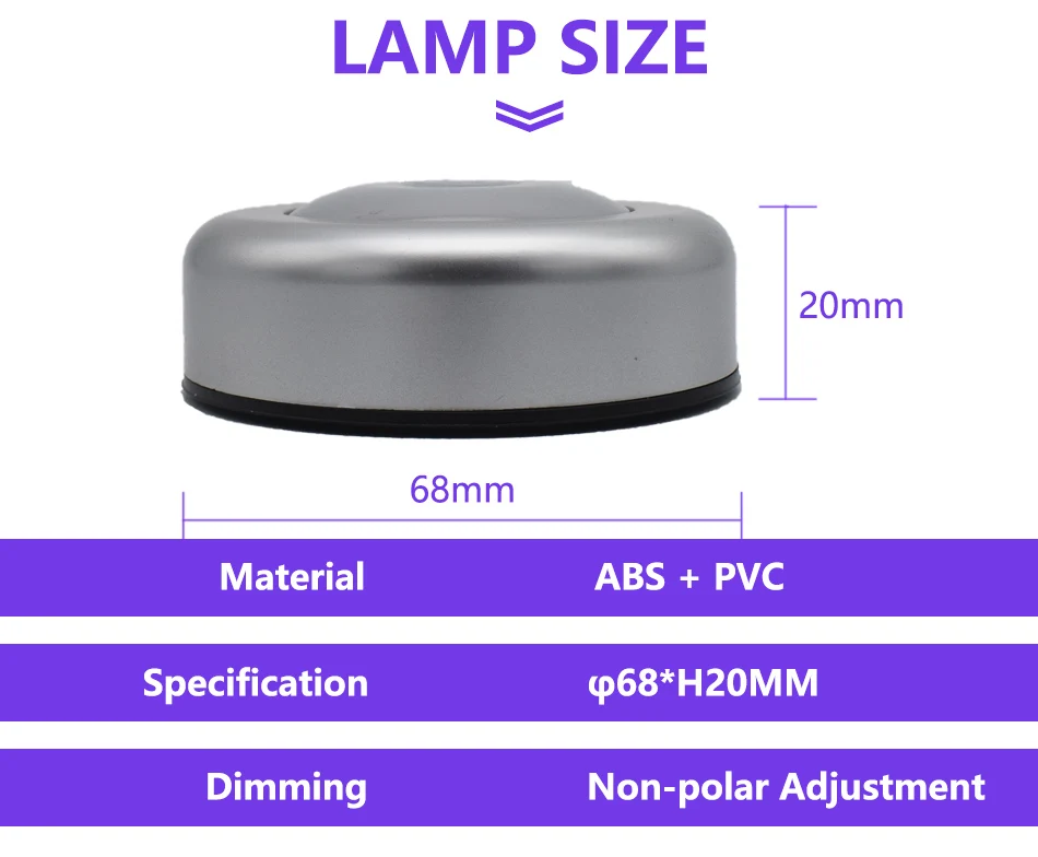 6led Non-polar Dimming Night Light1