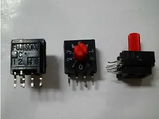 

5PCS/LOT Japan's 0-9 encoding switch 10 rotary dial switch with handle DRR4110 complement
