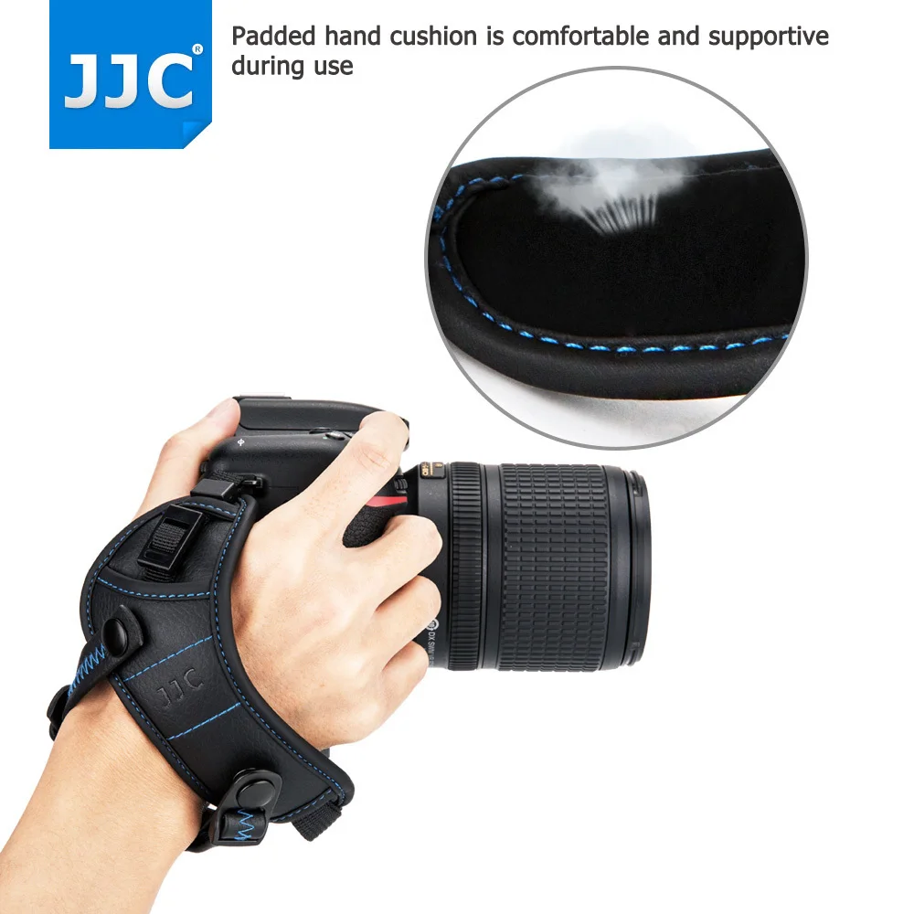 JJC Противоскользящий ремешок для камеры для Canon/Nikon/sony/Fujifilm/Olympus/Pentax/Panasonic+ быстросъемная пластина/U пластина