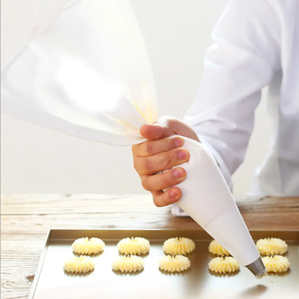 

1Pc 3 Size Cotton Reusable Icing Piping Cream Pastry Bag DIY Fondant Cake Decorating Tool Dessert Cake Baking Pastry Decor Tools