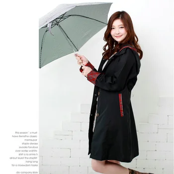 

Big Coats Waterproof Women Long Raincoat Ponchos Jackets Ladies Rain Coat Female Chubasqueros Mujer Rain Coat Women LZO163