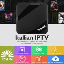 Tanix TX3 Max Smart tv Box Android 7,1 Box Европа/Италия/Европа/Albania/французский/Великобритания/Швеция/EX-YU/XXX IP tv VOD телеприставка