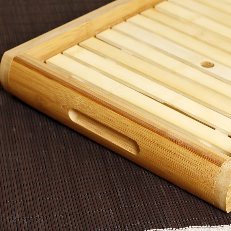 Бамбук прямоугольный поднос японский ресторан суши сашими рыбные продукты для льда Посуда контейнер ресторан блюдо судно коробка