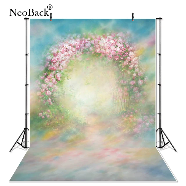 Color : White1, Size : 10x20ft Floral Photo Studio Backdrop Background Props Vinyl Fabric for Photography Portrait 