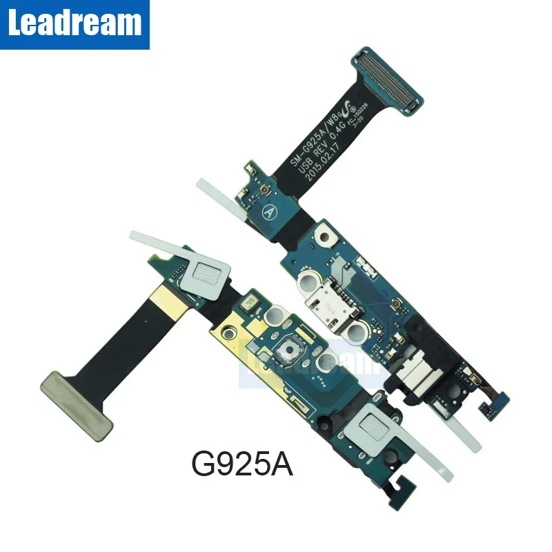 Leadream 50 шт DHL зарядка через usb Зарядное устройство Dock Connector Шлейф для Samsung S6 Edge G925F G925P G925V G925A G925T