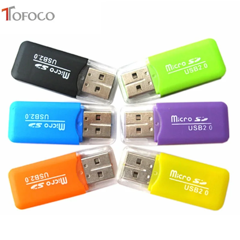 TOFOCO для Micro SD TF T-Flash все в 1 USB 2,0 многофункциональный считыватель карт памяти