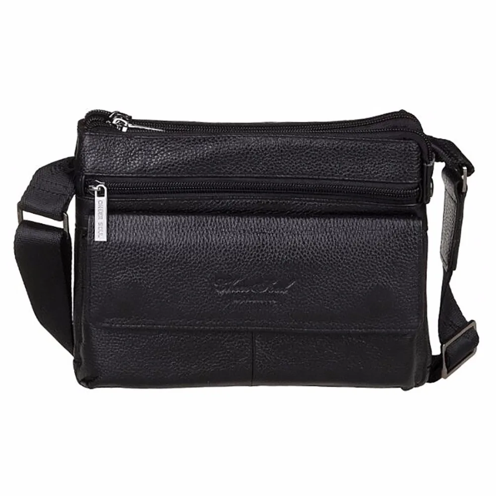 

Genuine Leather Cowhide Men Business Satchel Fashion Casual Cross Body Bags Designer Brand Male Messenger Single Shoulder Bag