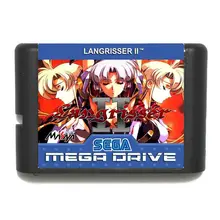 Langrisser II 16 бит MD игровая карта для sega Mega Drive для Genesis
