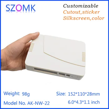 

2pieces a lot Plastic network enclosure abs housing electronics enclosures junction box plastic junction housing for router