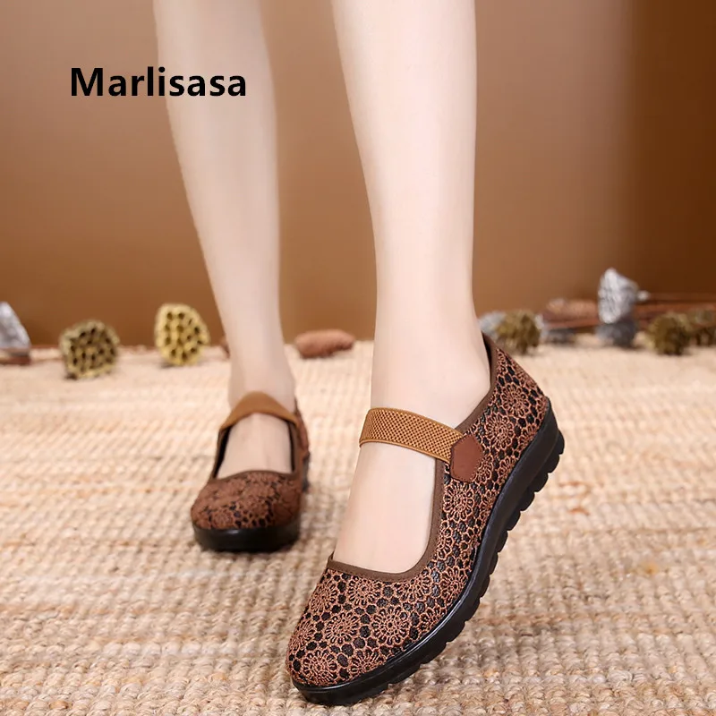 Zapatos De Mujer/женская красивая дышащая обувь коричневого цвета женские повседневные