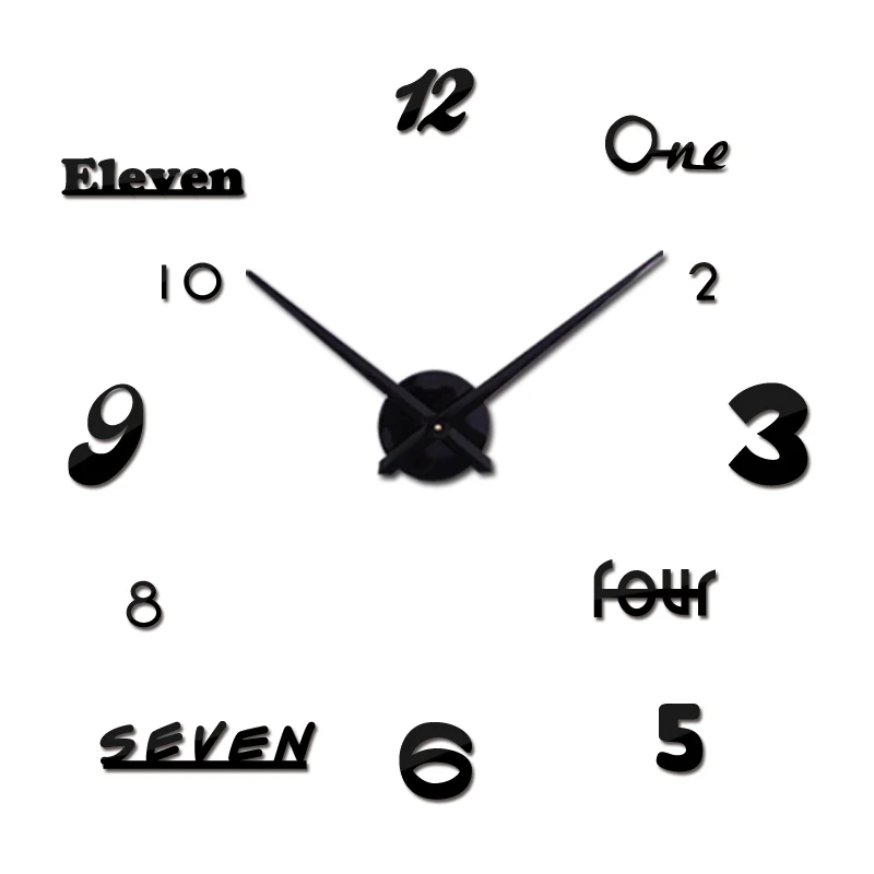 2020 новые кварцевые часы настенные акриловые зеркальные Diy Reloj De Pared Horloge Murale
