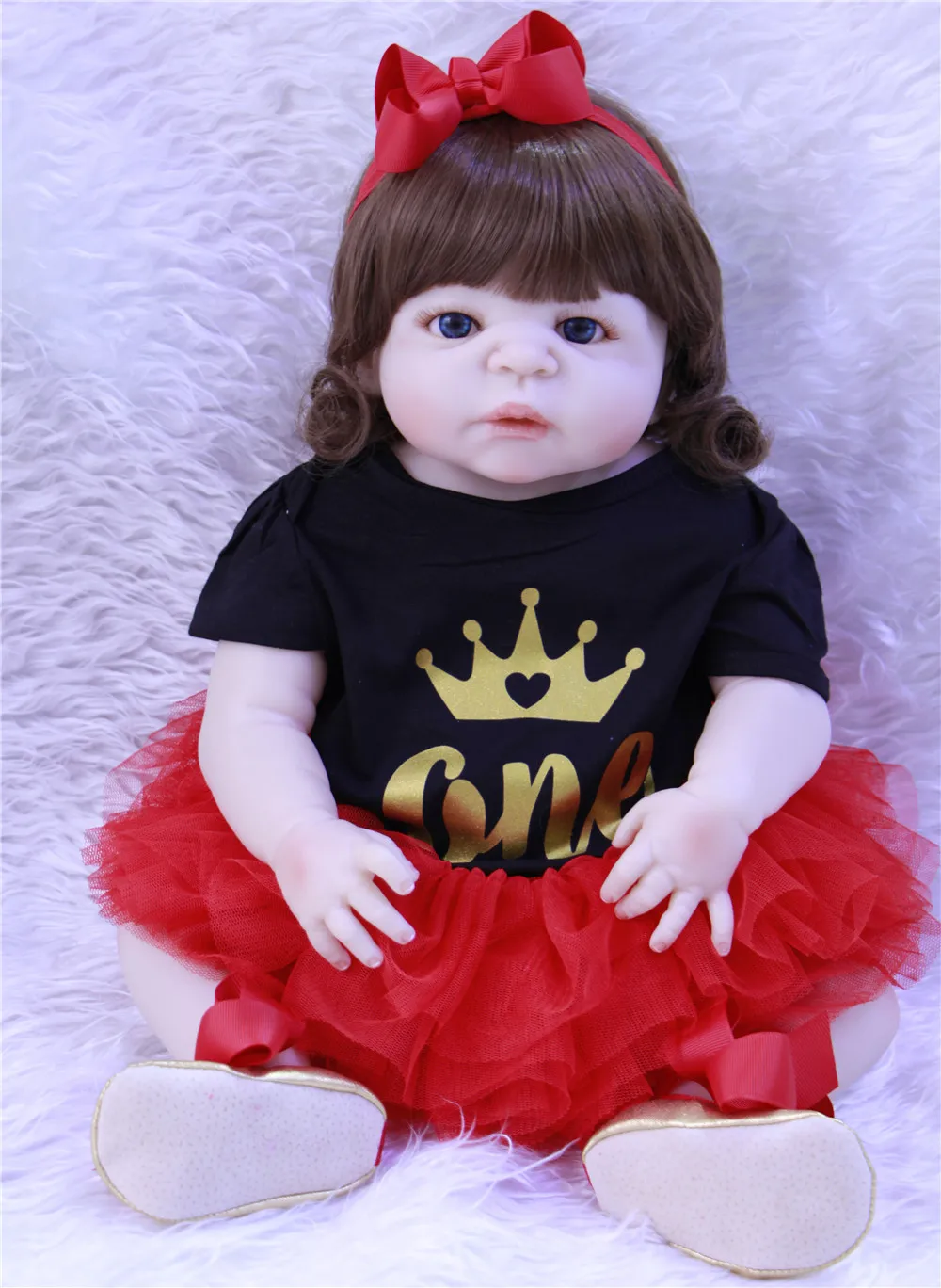 Npkколлекция 55 см bebe куклы полностью силиконовые Reborn Девочка Кукла игрушки Реалистичные Новорожденные принцесса кукла подарок на день рождения