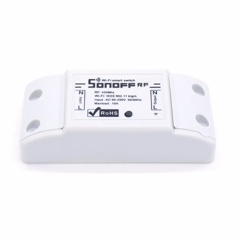 10 шт./лот Sonoff 433 МГц RF WiFi беспроводной умный переключатель для дома с радиочастотным приемником дистанционное управление Умный переключатель синхронизации Беспроводное управление