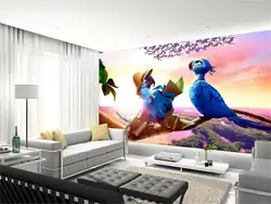 Пользовательские 3D фото обои нетканые росписи детская комната Рио-де-Жанейро 3D картина маслом фото КТВ Бар фоне обои Home Decor