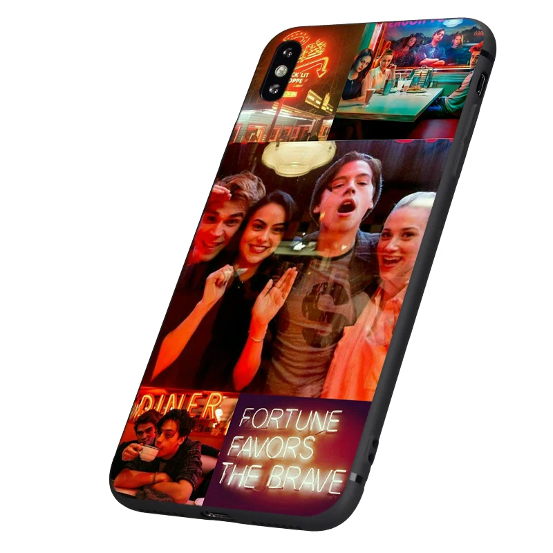 Черный чехол из ТПУ для iphone 5 5s se 6 6s 7 8 plus x 10 силиконовый XR XS MAX Riverdale pop's south side