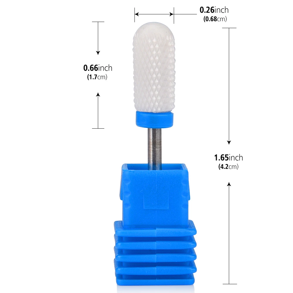 Ceramic Nail Drill Bits Manicure Files Electric Nail Machine Accessories Gel Polish Remove Coarse Fine Medium Grit Tools 3 (16)