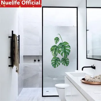 

50x100cm Hot race plant pattern frosted glass film living room bedroom bathroom kindergarten balcony sliding door window film