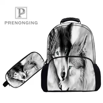 

Custom 17inch pics-of-white-Backpacks Pen Bags 3D Printing School Women Men Travel Bags Boys Girls Book Computers Bag#1031-3-145