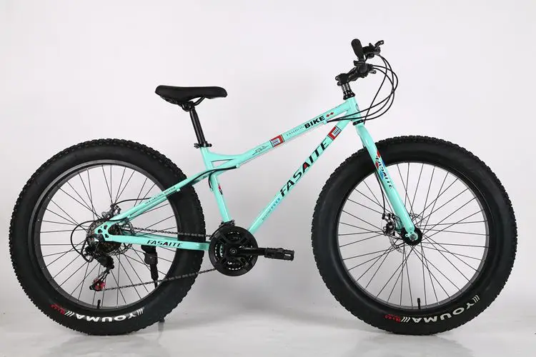 Cheap New X-Front brand carbon steel frame Snowmobile 4.0 fat wide Tire 7/21/24/27 Speed downhill mountain Beach Bike MTB bicycle 11 Cheap New X-Front brand carbon steel frame Snowmobile 4.0 fat wide Tire 7/21/24/27 Speed downhill mountain Beach Bike MTB bicycle 11