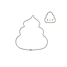 Новое поступление 1 шт. Творческий Смешные Poo Форма Нержавеющая сталь Формочки 3D Печенье Sugarcraft Кухня плесень выпечки кондитерских Инструменты