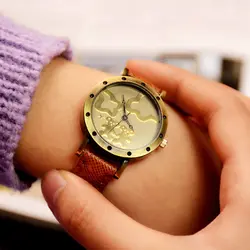 Ретро Мультфильм 3 Медведи детские часы студент мальчики девочки аниме кварцевые часы оптовая продажа детские спортивные часы Дети