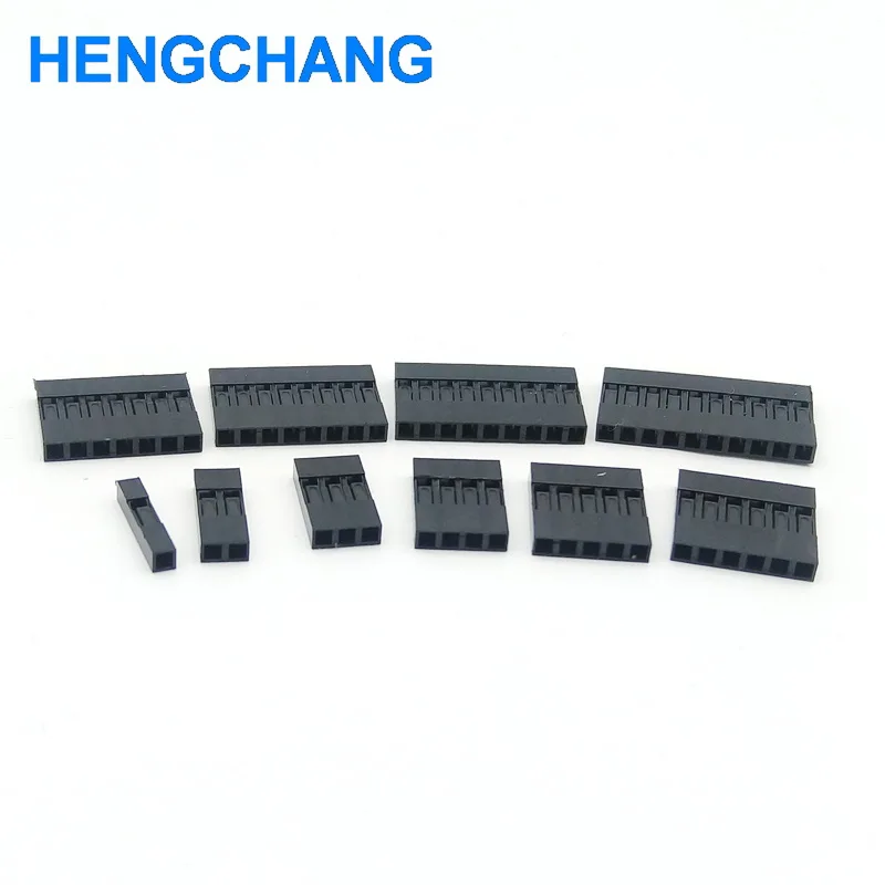 

2.54mm Dupont Plastic Shell 1Pin 2Pin 3Pin 4Pin 5Pin 6Pin 7Pin 8pin 9pin 10pin 2.54mm Dupont Connector shell 100pcs/lot