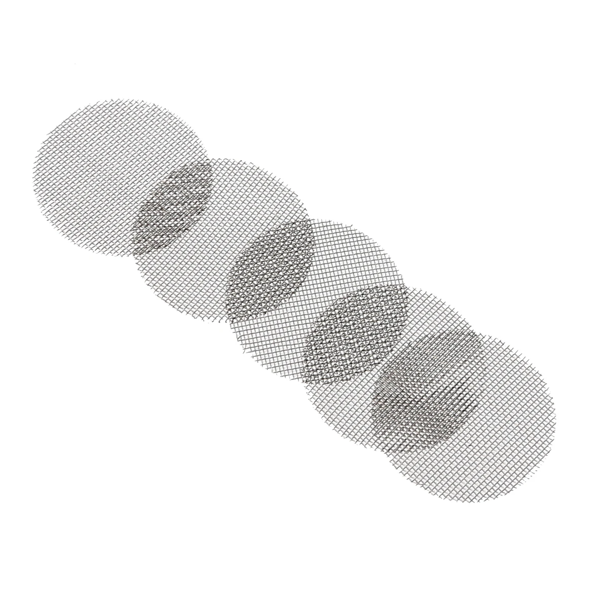 Mayitr 20pcs 19mm Silver Tobacco Stainless Steel Filters Smoking Pipe