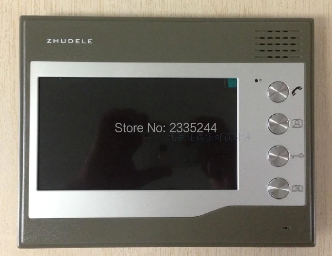 ZHUDELE 4 квартирный 7 дюймовый ЖК монитор RFID + passowrd 700 TV ИК камера видеодомофон