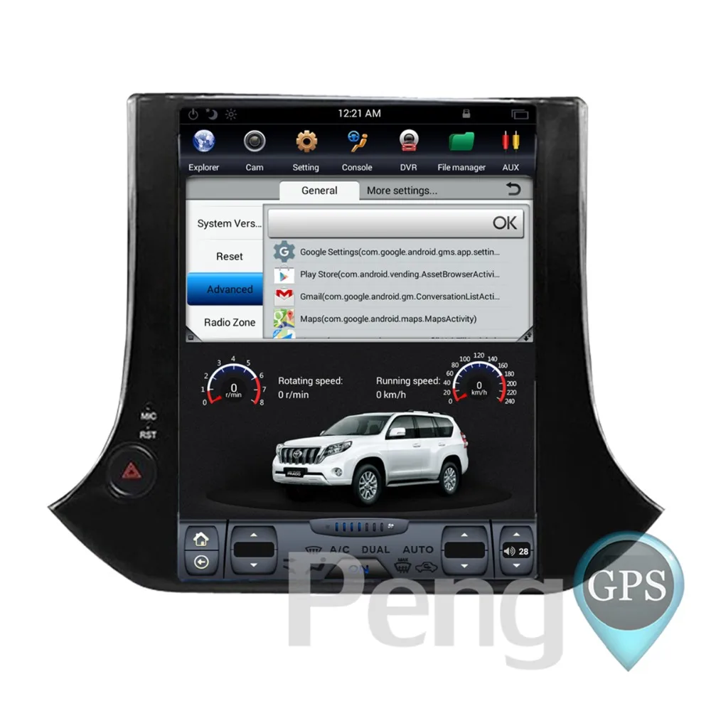 Cheap 10.4 Inch Tesla Style 64G Android Car GPS Navigation for V W Tiguan for Volkswagen 2010-2016 DVD Player WIFI IPS Screen Unit 4