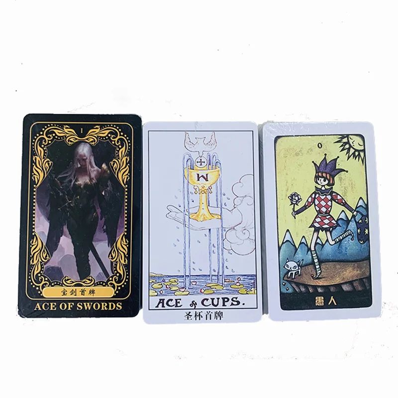 

Mysterious/Constellation/Collection Tarot 78 PCS/Set Cards Tarot Board Game Chinese/English Edition Cards Game