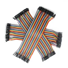 Cable Dupont,Jumper Wire Dupont,30CM macho a macho + hembra a hembra Jumper Cable de cobre Dupont Cable DIY KIT