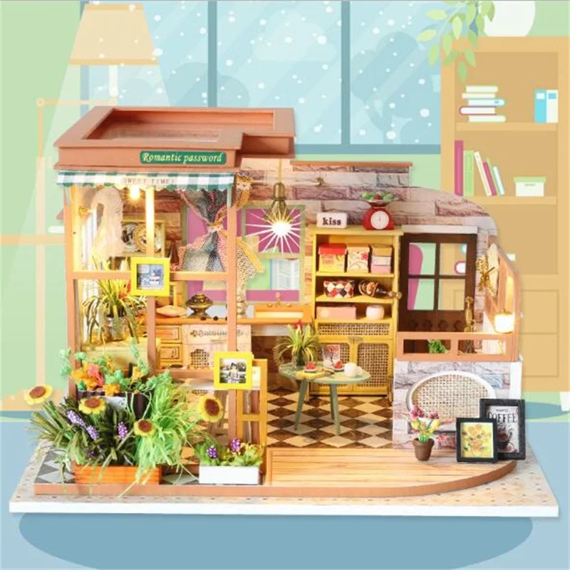 wooden dolls house for 2 year old