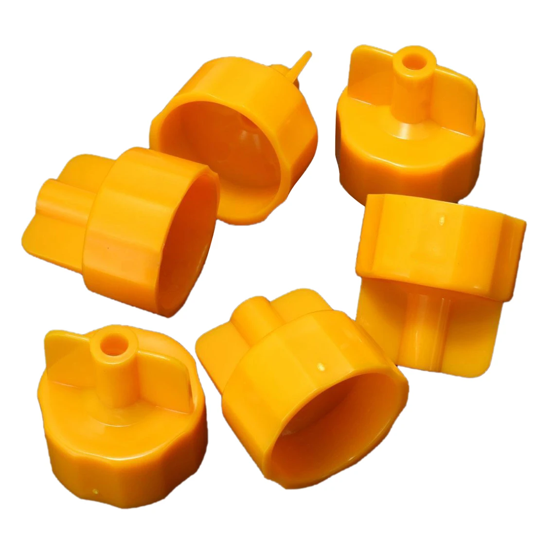 

100x Tile Positioning Tool Base Cap Flooring Horizontal System Construction Yellow