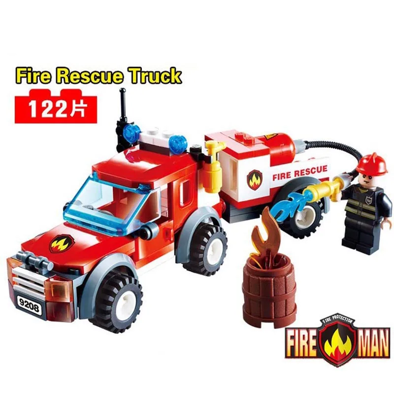 GUDI-122Pcs-City-Fire-Station-Fire-Rescue-Vehicle-Minifigure-Building-Block-Bricks-Kids-Toys-Children-Gift (1)