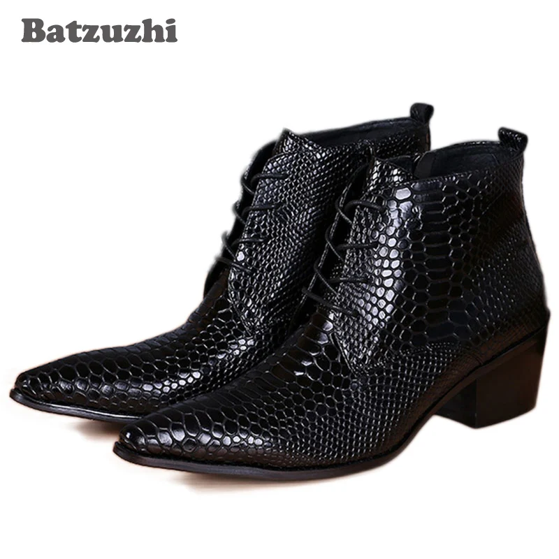 Buy Batzuzhi Japanese Style Fashion Men Boots Pointed