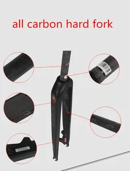 

all carbon fiber fork front hard 26 /27.5/29inch ultralight 515g mountain bike super light