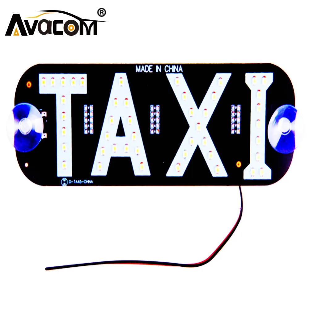 Avacom светодиодный Такси индикатор светильник лобового стекла Дисплей лампы 12V LED