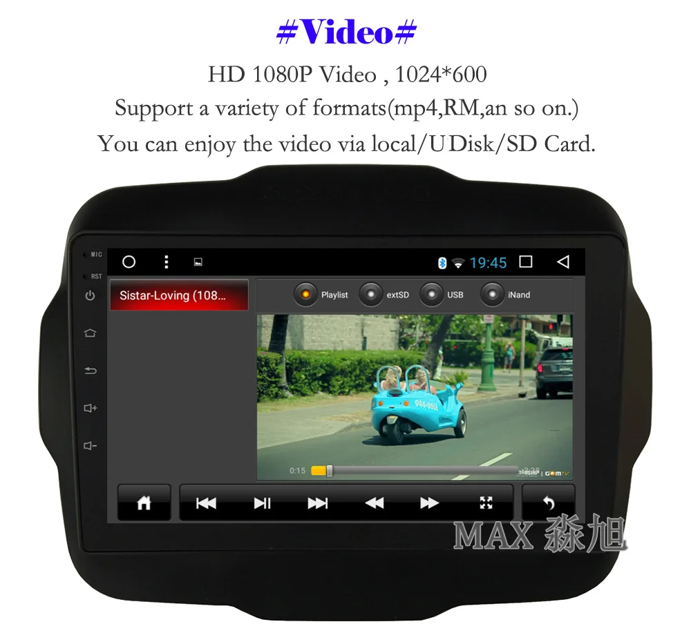 Best MAX Android 8.1.0 Car DVD For Jeep Renegade 2015 2016 2017 Car Radio RDS Bluetooth Call Music 4G WiFi SWC GPS Map 7