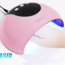 24 Вт светодиодный светодиодная УФ-лампа Сушилка для ногтей 110/220 В гвозди лампа для всех ногтей Гель-лак маникюр с таймером кнопка датчика ногтей инструменты