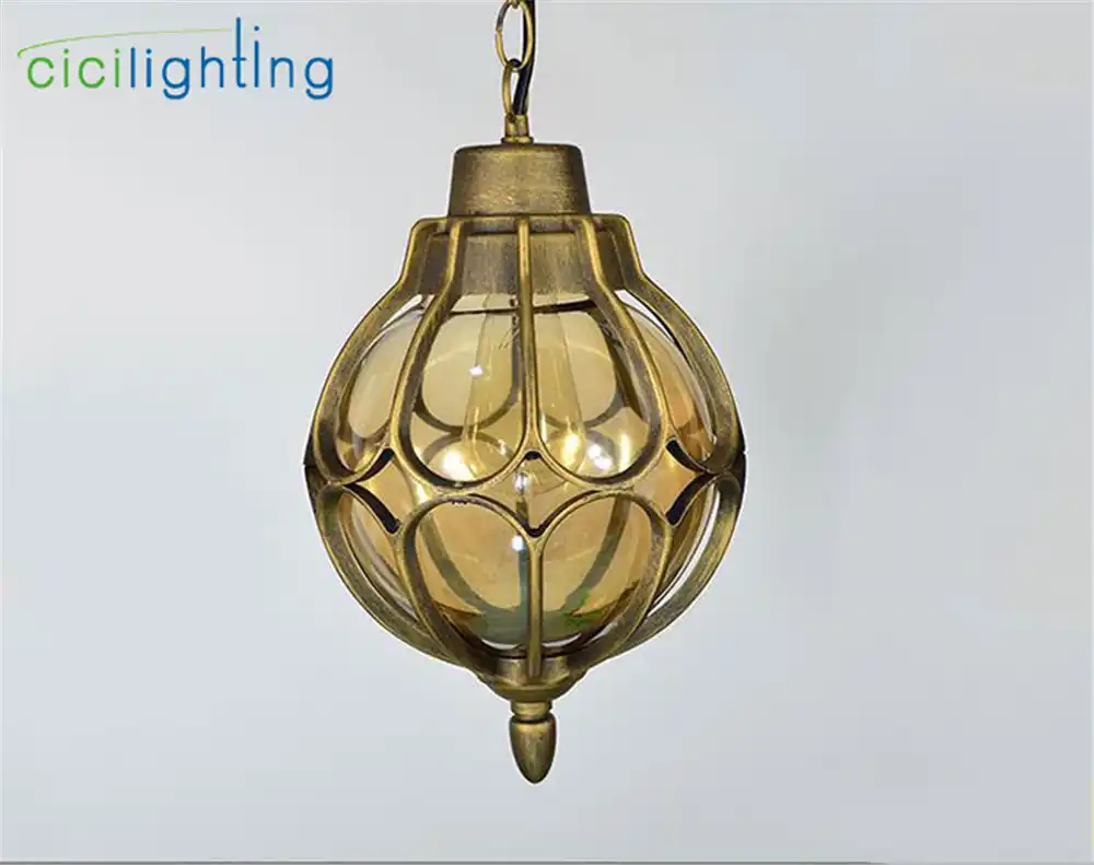 1pcs Europe Style Outdoor Light Vintage Pathway Pendant Lamp Light Vintage Pathway Pendant Lamp