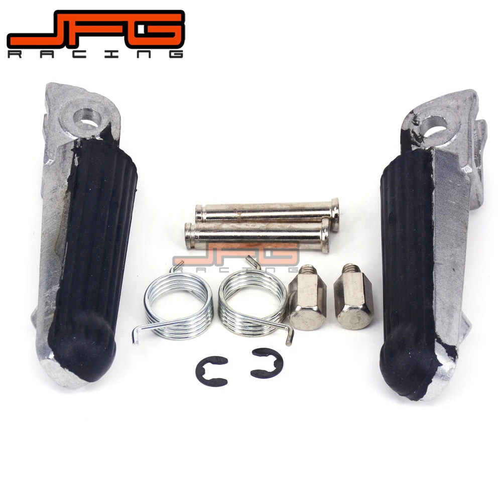 Подножки Передние Подножки педали отдых подножки для HONDA CBR250 MC19 1988-1989 1988 1989 мотоцикл
