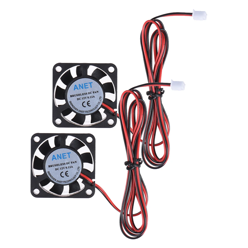 

Anet 40 * 40 * 10mm DC 12V Brushless Cooling Cooler Fan 2 Wire fo DIY 3D Printer