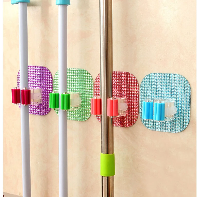 nuovo cristallo creativo accessori per il bagno ventosa super magia adesivi clip di mop pratico