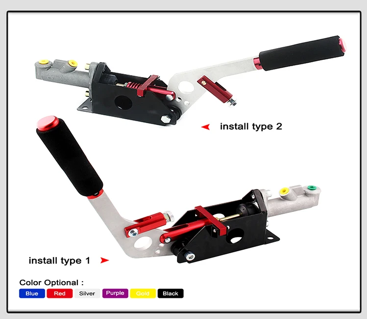 WLR RACING-универсальный гидравлический ручной тормоз E-brake вертикальный/горизонтальный Дрифт для Honda Civic 2/3/4Dr 1992-1995 WLR3632