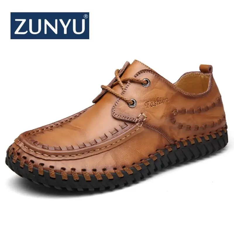 ZUNYU/Новинка года; мужская повседневная обувь из натуральной кожи; Роскошные Дизайнерские мужские туфли; мужские туфли известного бренда; итальянские мужские мокасины на плоской подошве