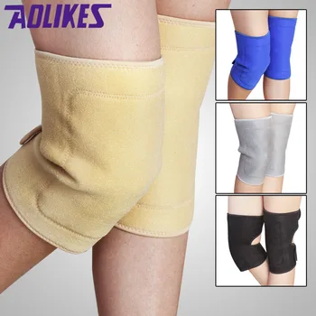 

1Pair Self heating Pads Magnetic Therapy Support Outdoor Soccer Running Slip Dance Knee pads Warm Thicker