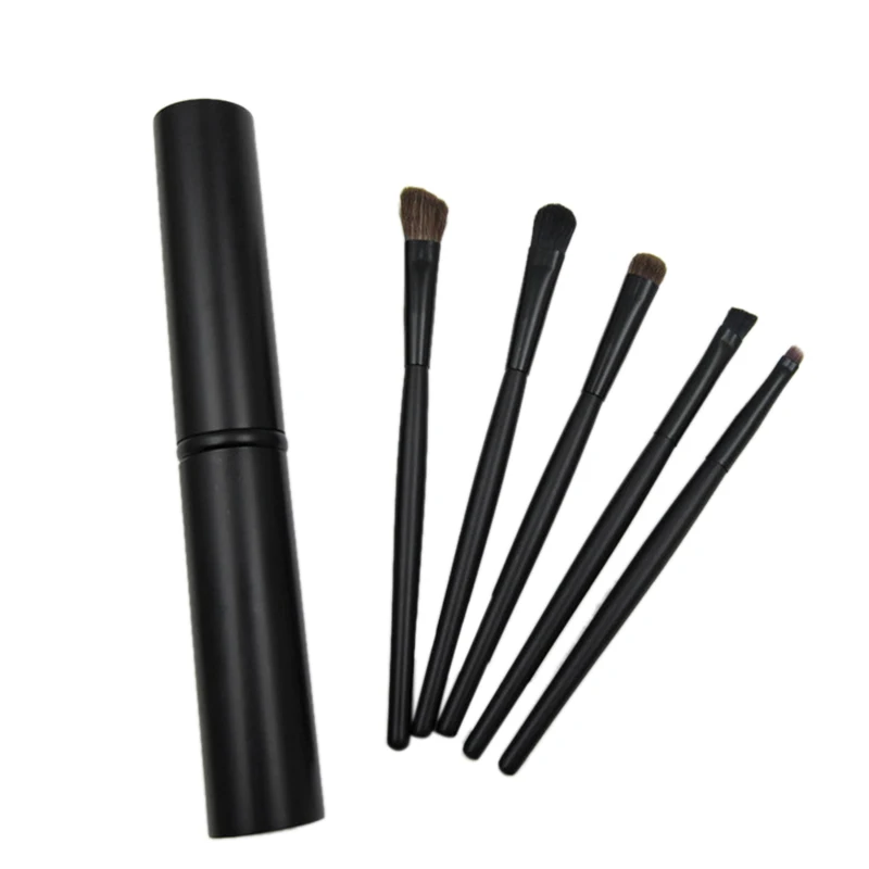 

5Pcs Travel Portable Mini Eye Makeup Brushes Set Reals Eyeshadow Eyeliner Eyebrow Brush Lip Make Up Brushes